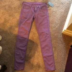 New 7 for All Mankind Skinny Lavender
